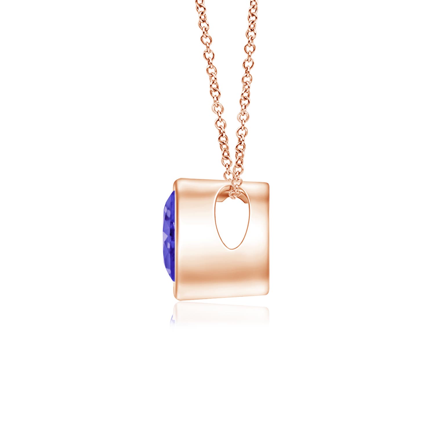 AAAA - Tanzanite / 0.23 CT / 14 KT Rose Gold