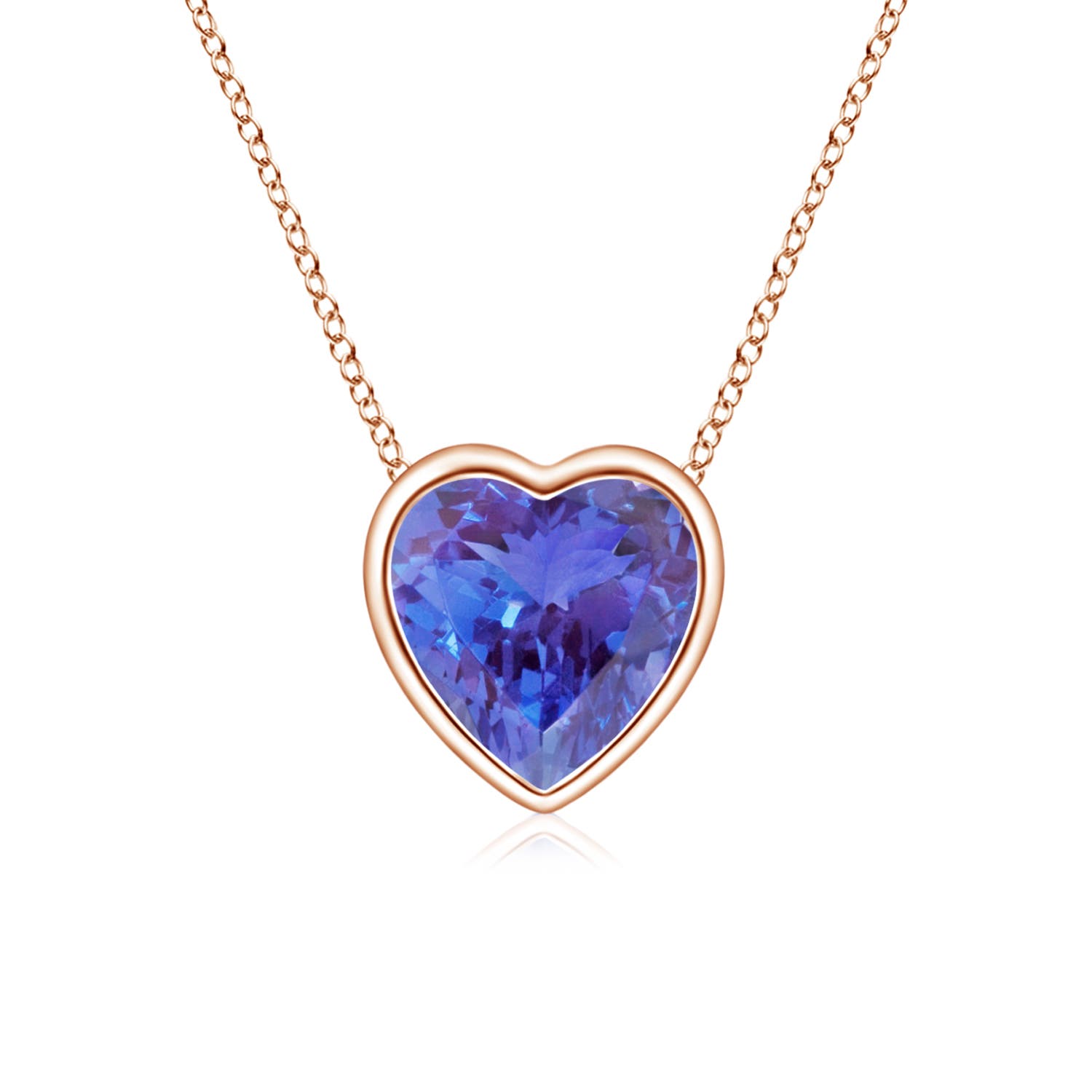 AAA - Tanzanite / 0.4 CT / 14 KT Rose Gold