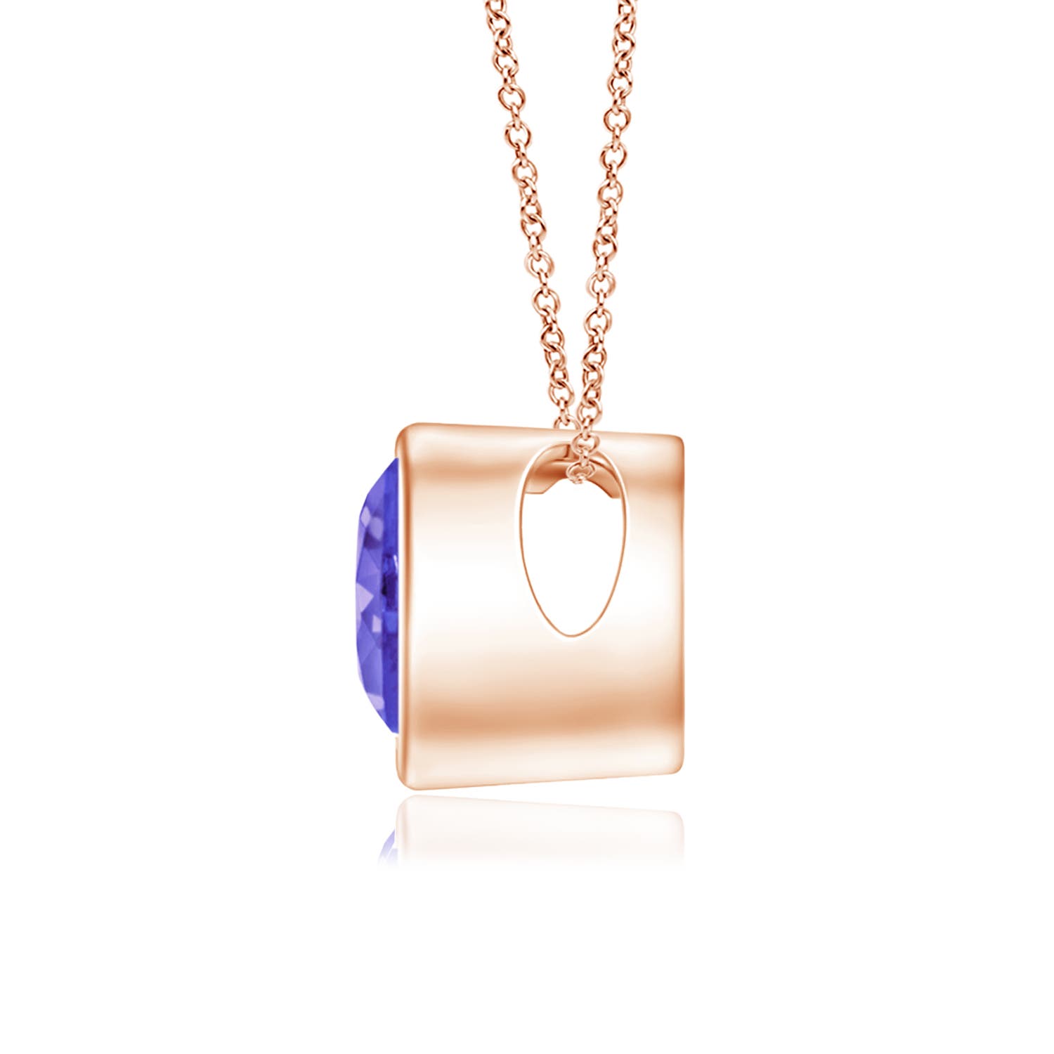 AAA - Tanzanite / 0.4 CT / 14 KT Rose Gold