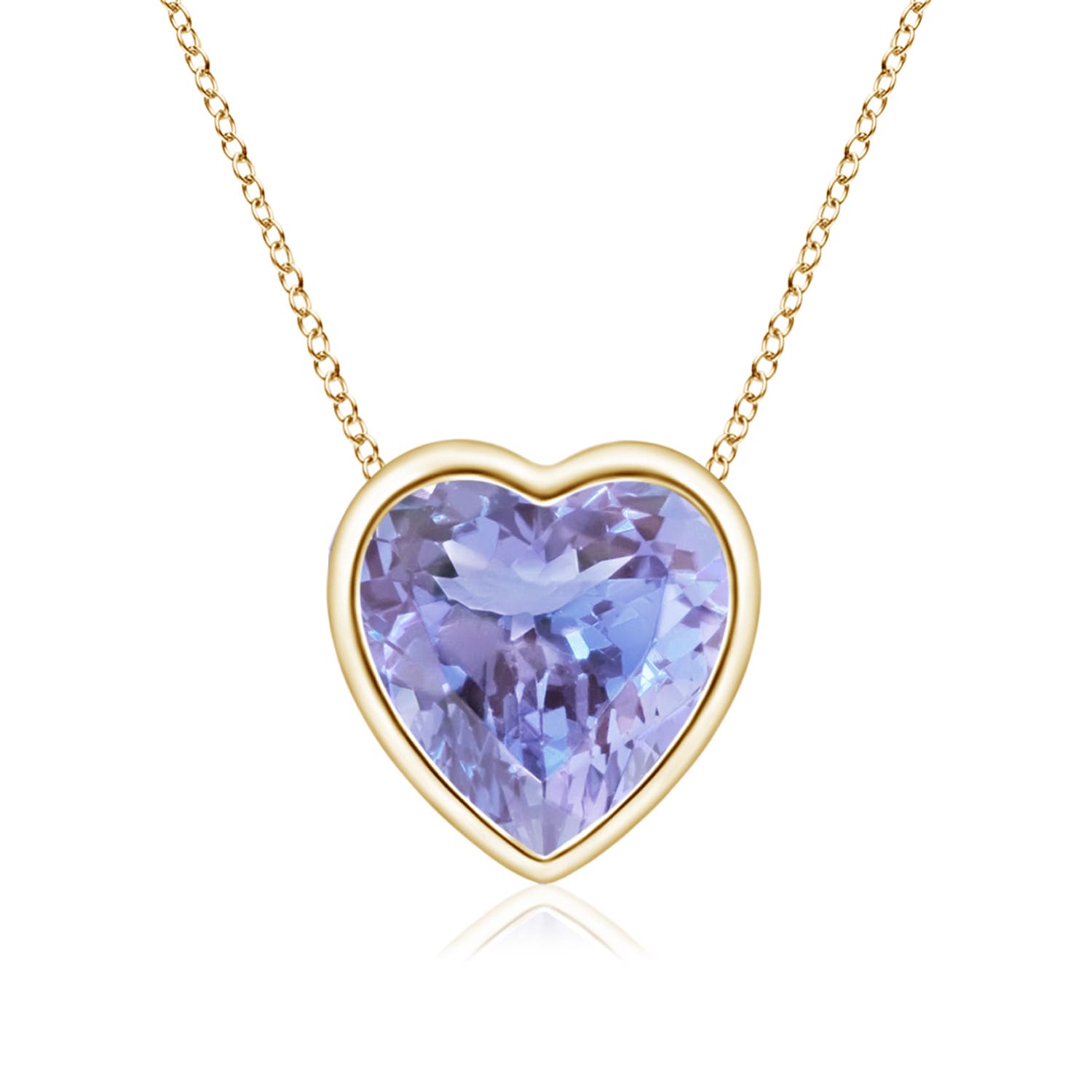 A - Tanzanite / 0.8 CT / 14 KT Yellow Gold