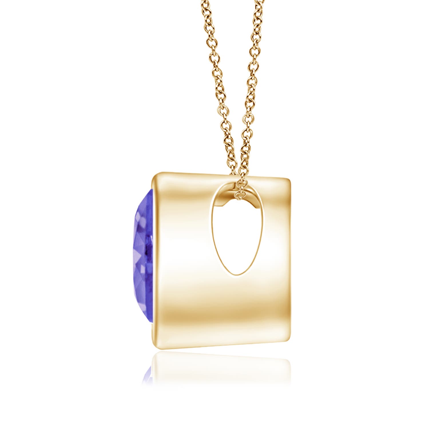 AA - Tanzanite / 0.8 CT / 14 KT Yellow Gold