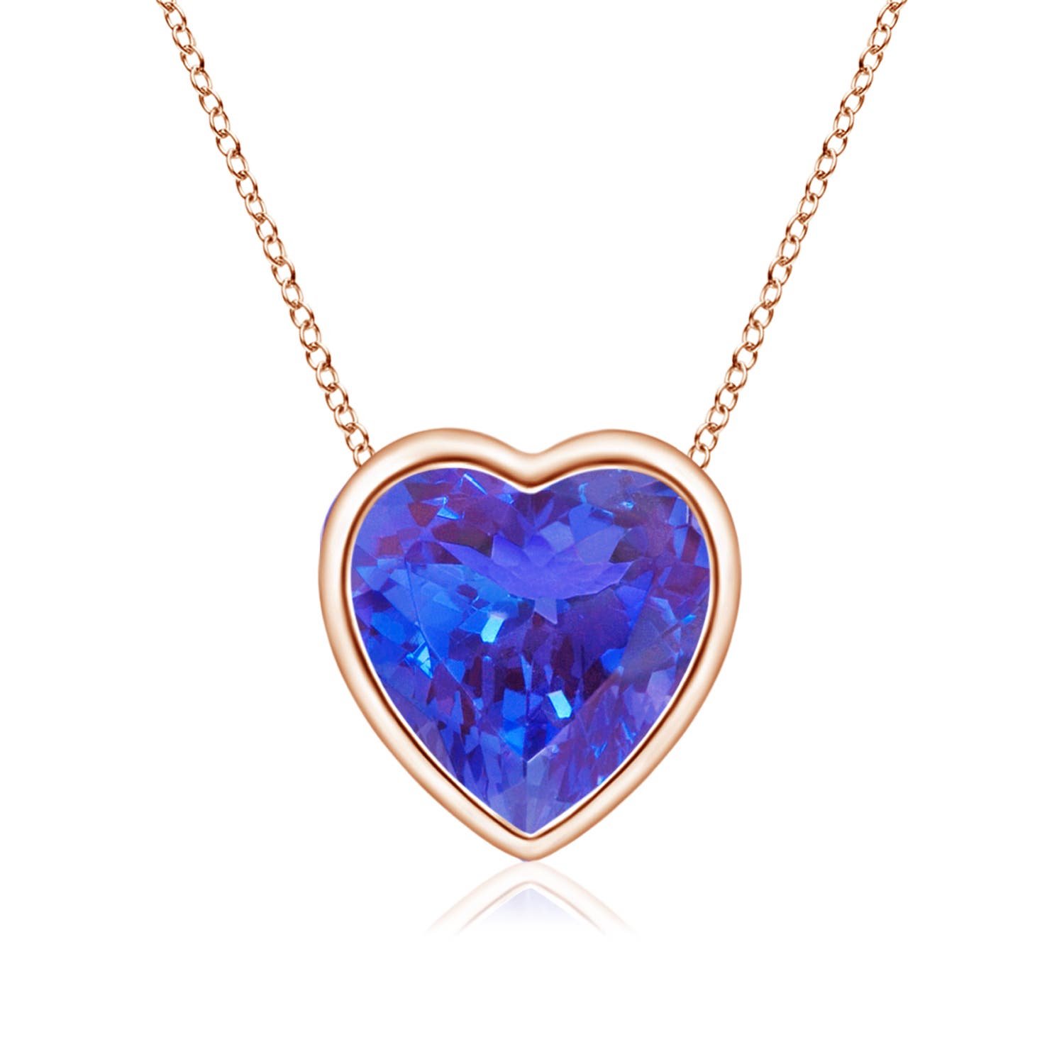 AAA - Tanzanite / 0.8 CT / 14 KT Rose Gold