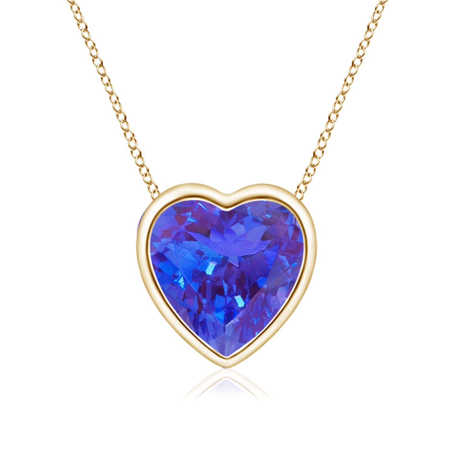 AAA - Tanzanite / 0.8 CT / 14 KT Yellow Gold