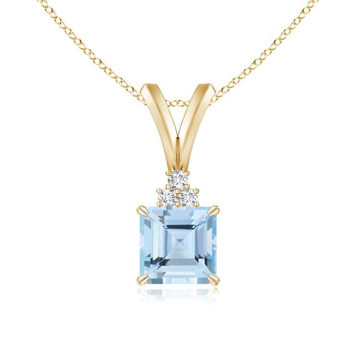 AAA - Aquamarine / 0.58 CT / 14 KT Yellow Gold