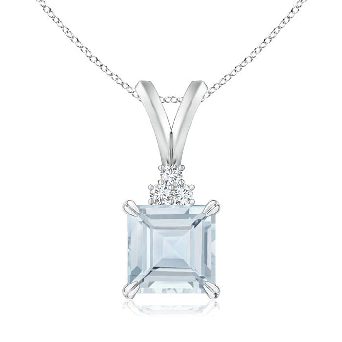 A - Aquamarine / 0.99 CT / 14 KT White Gold