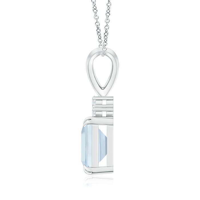 A - Aquamarine / 0.99 CT / 14 KT White Gold