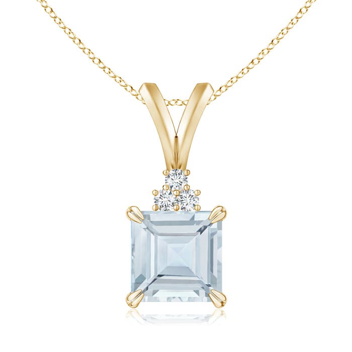 A - Aquamarine / 0.99 CT / 14 KT Yellow Gold