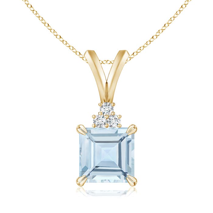 AA - Aquamarine / 0.99 CT / 14 KT Yellow Gold