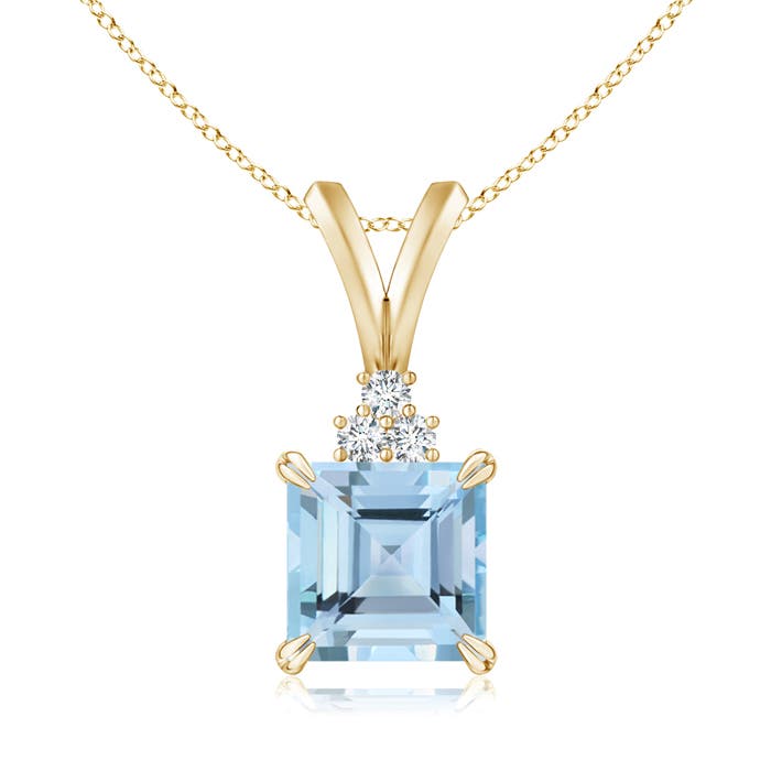 AAAA - Aquamarine / 0.99 CT / 14 KT Yellow Gold