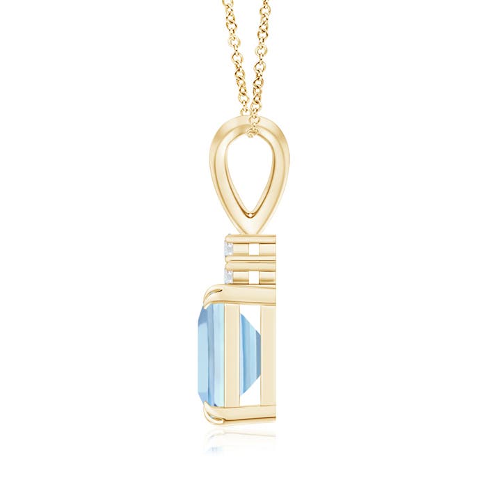 AAAA - Aquamarine / 0.99 CT / 14 KT Yellow Gold