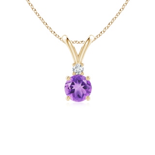 Round A Amethyst