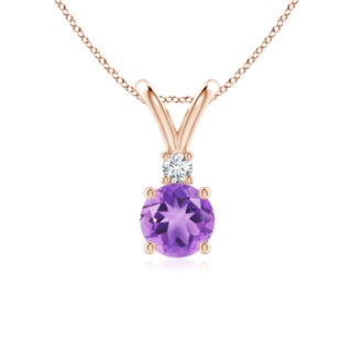 Round A Amethyst