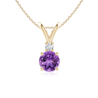Round AA Amethyst