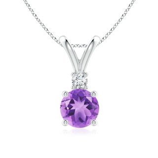 Round A Amethyst