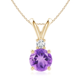 Round A Amethyst