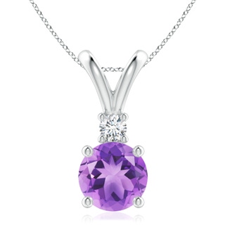 Round A Amethyst