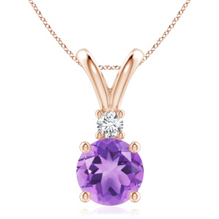 Round A Amethyst