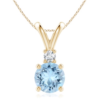 Round AAA Aquamarine
