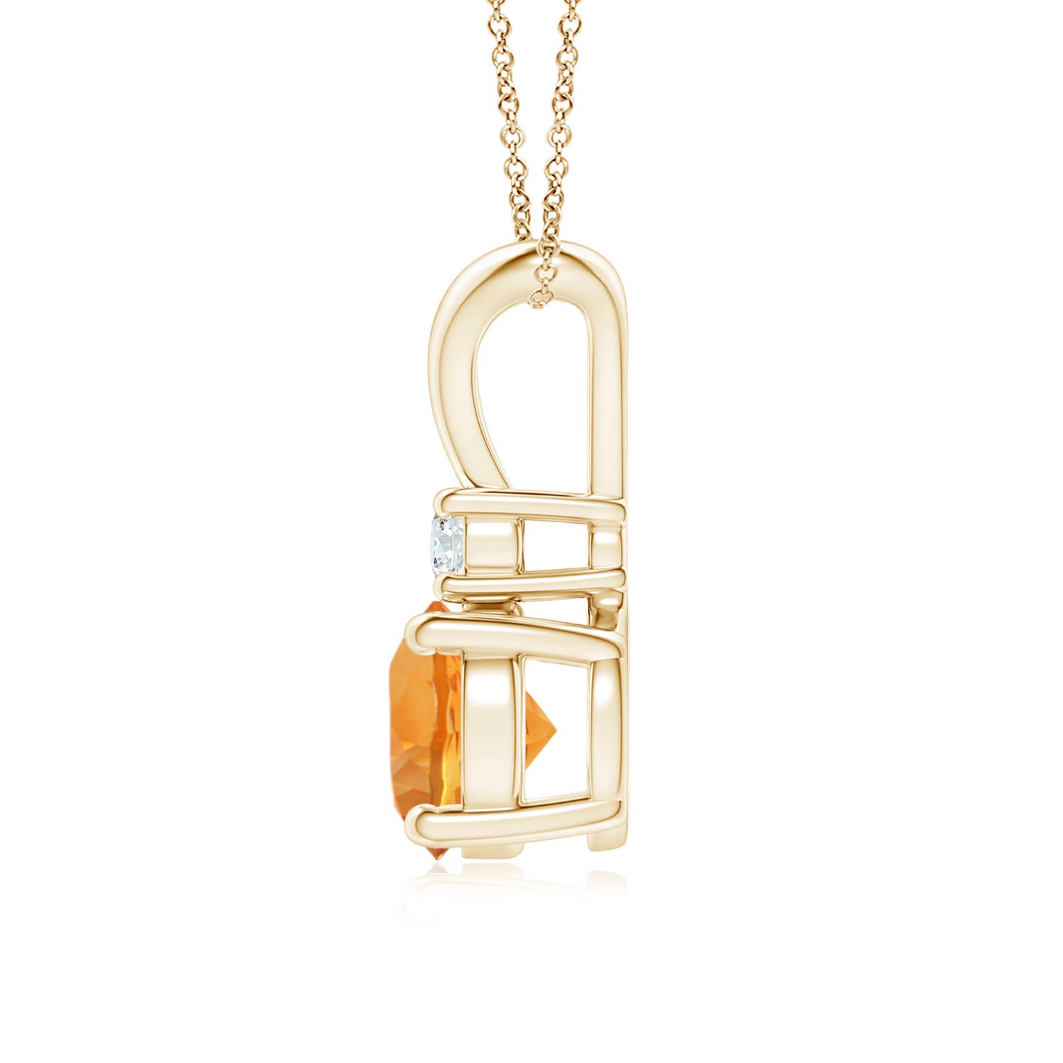 AAA - Citrine / 1.32 CT / 14 KT Yellow Gold