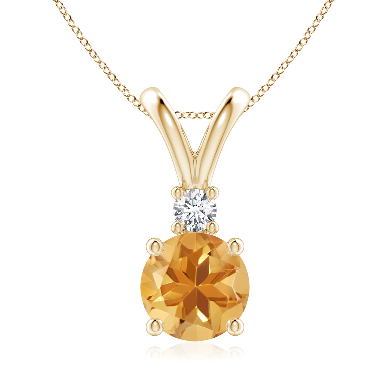 A - Citrine / 1.79 CT / 14 KT Yellow Gold