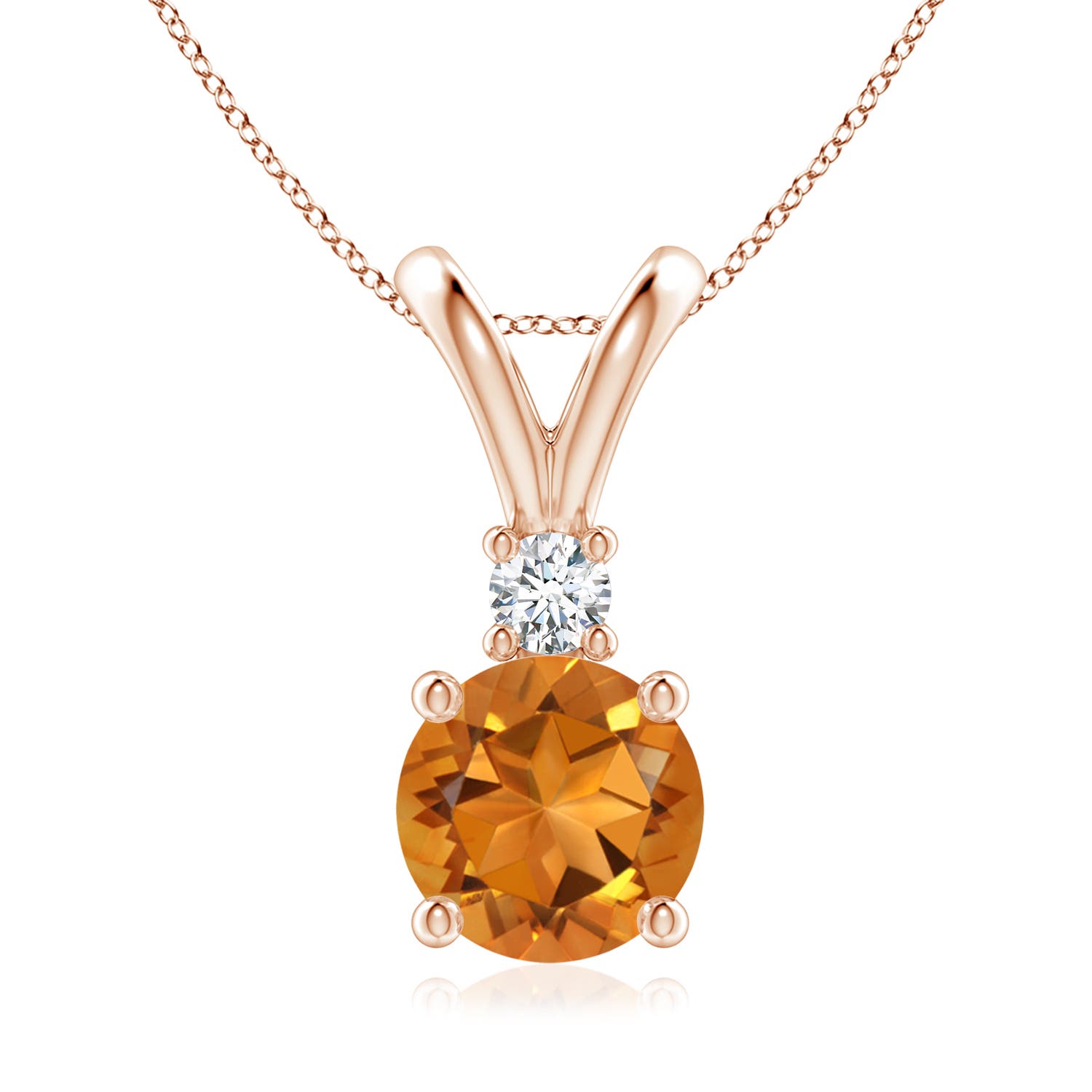 AAA - Citrine / 1.79 CT / 14 KT Rose Gold