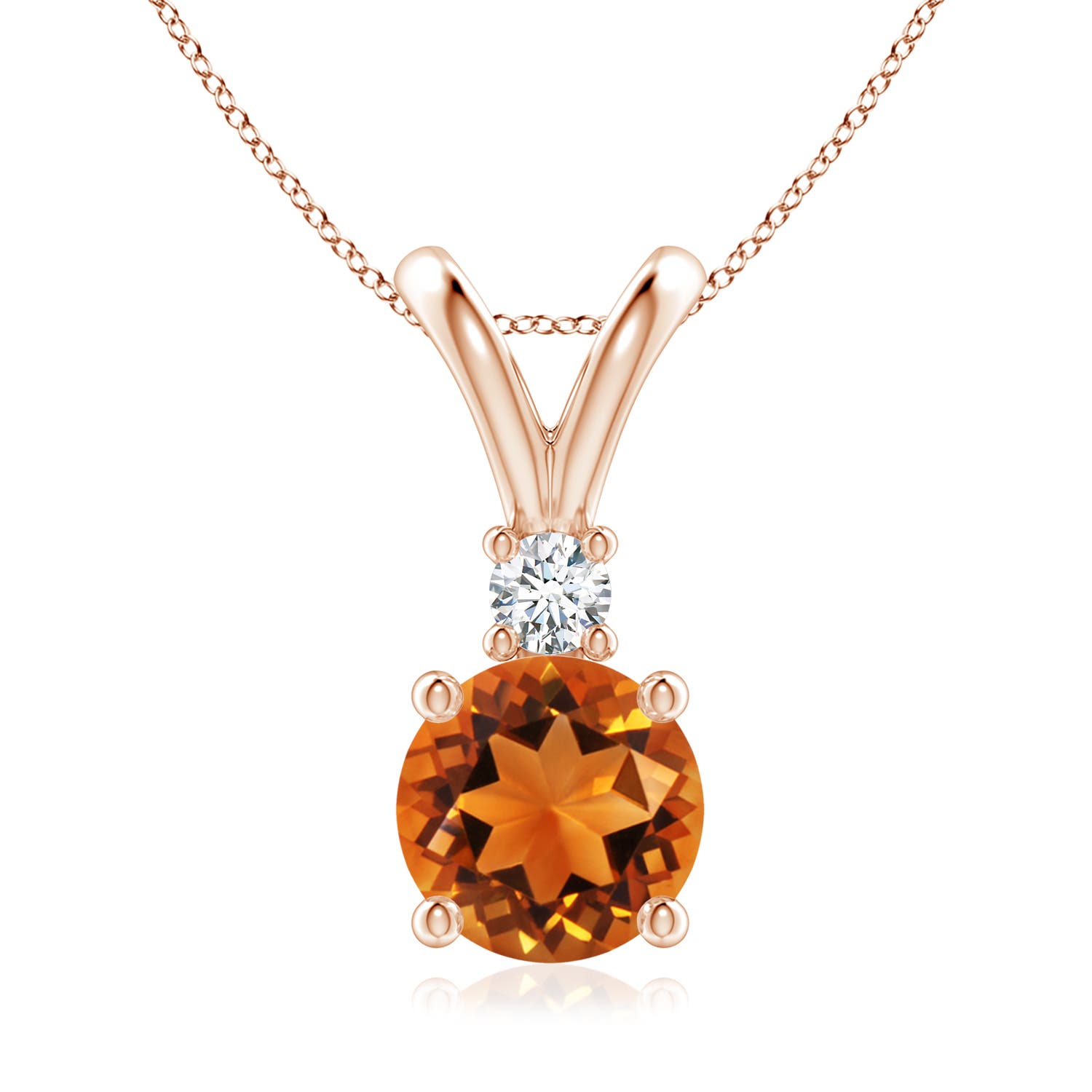 AAAA - Citrine / 1.79 CT / 14 KT Rose Gold