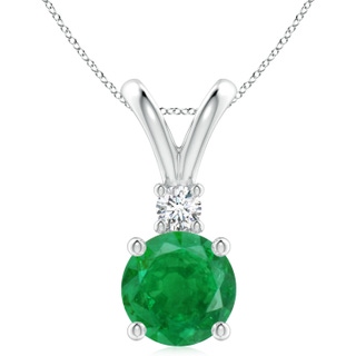 Round AA Emerald