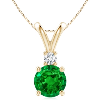 Round AAAA Emerald