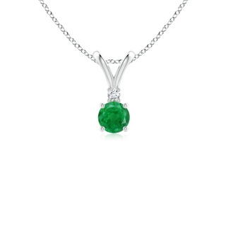 Round AA Emerald