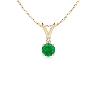 Round AA Emerald
