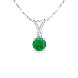 Round AA Emerald