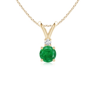Round AA Emerald