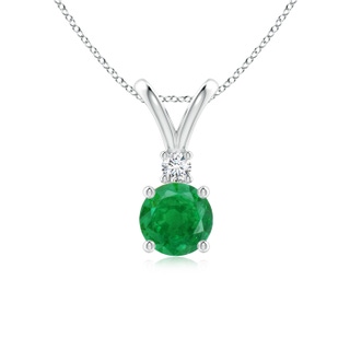 Round AA Emerald