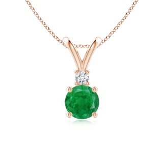 Round AA Emerald
