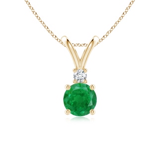 Round AA Emerald