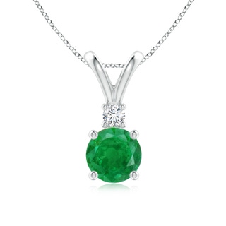 Round AA Emerald