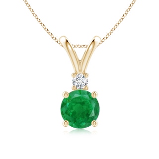 Round AA Emerald