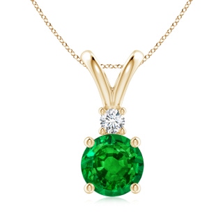 Round AAAA Emerald