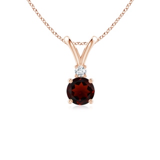 Round AA Garnet