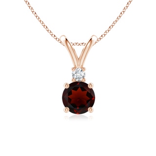 Round AA Garnet