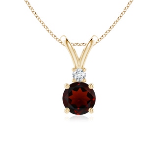 Round AA Garnet