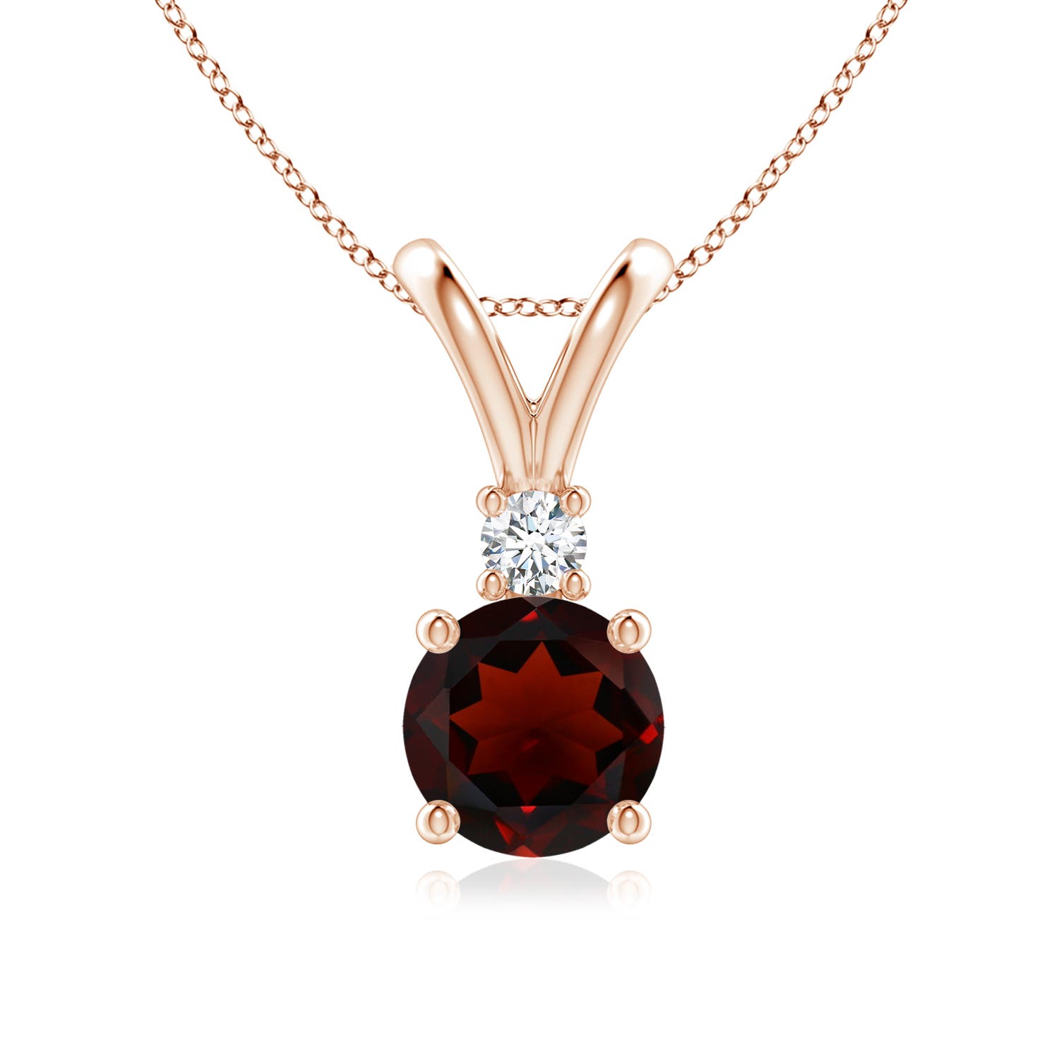 AA - Garnet / 1.57 CT / 14 KT Rose Gold