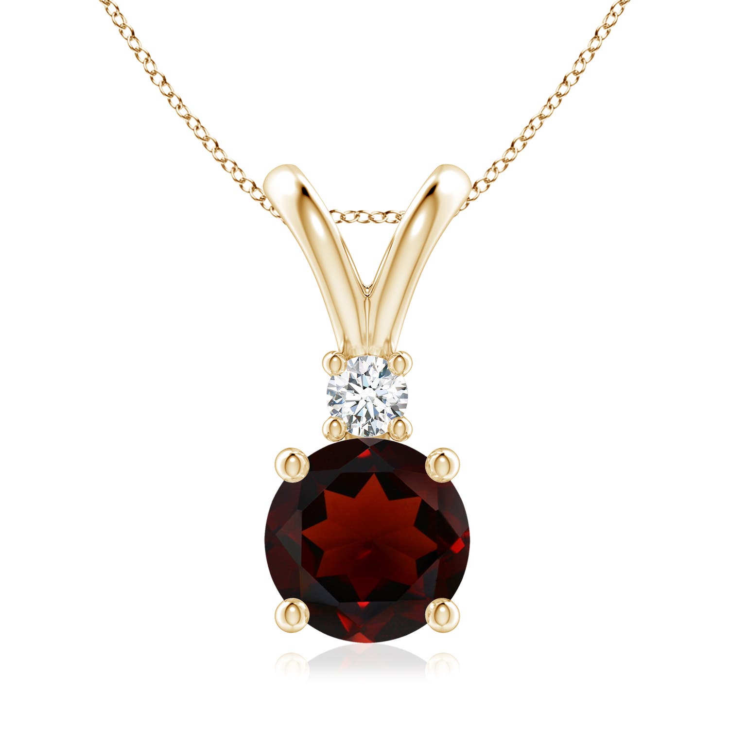 AA - Garnet / 2.29 CT / 14 KT Yellow Gold