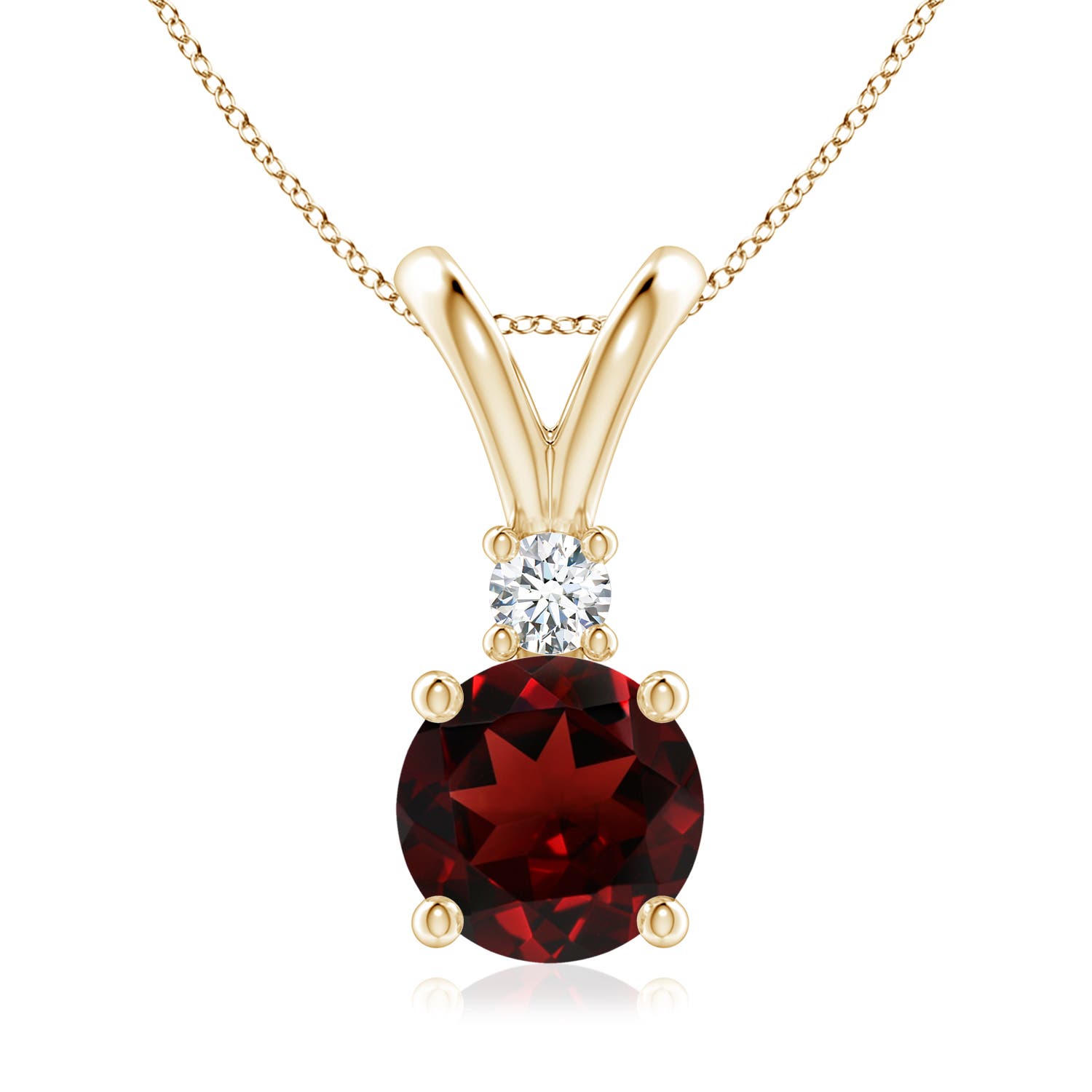 AAA - Garnet / 2.29 CT / 14 KT Yellow Gold