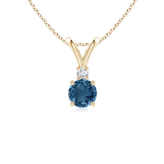 Round AA London Blue Topaz