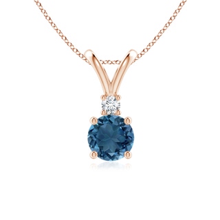 Round AA London Blue Topaz