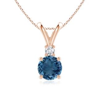 Round AA London Blue Topaz