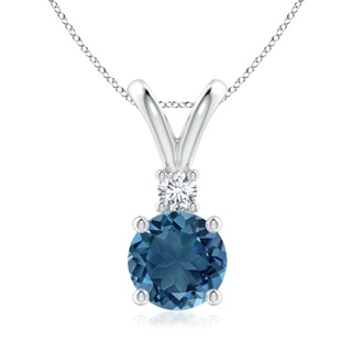 Round AA London Blue Topaz