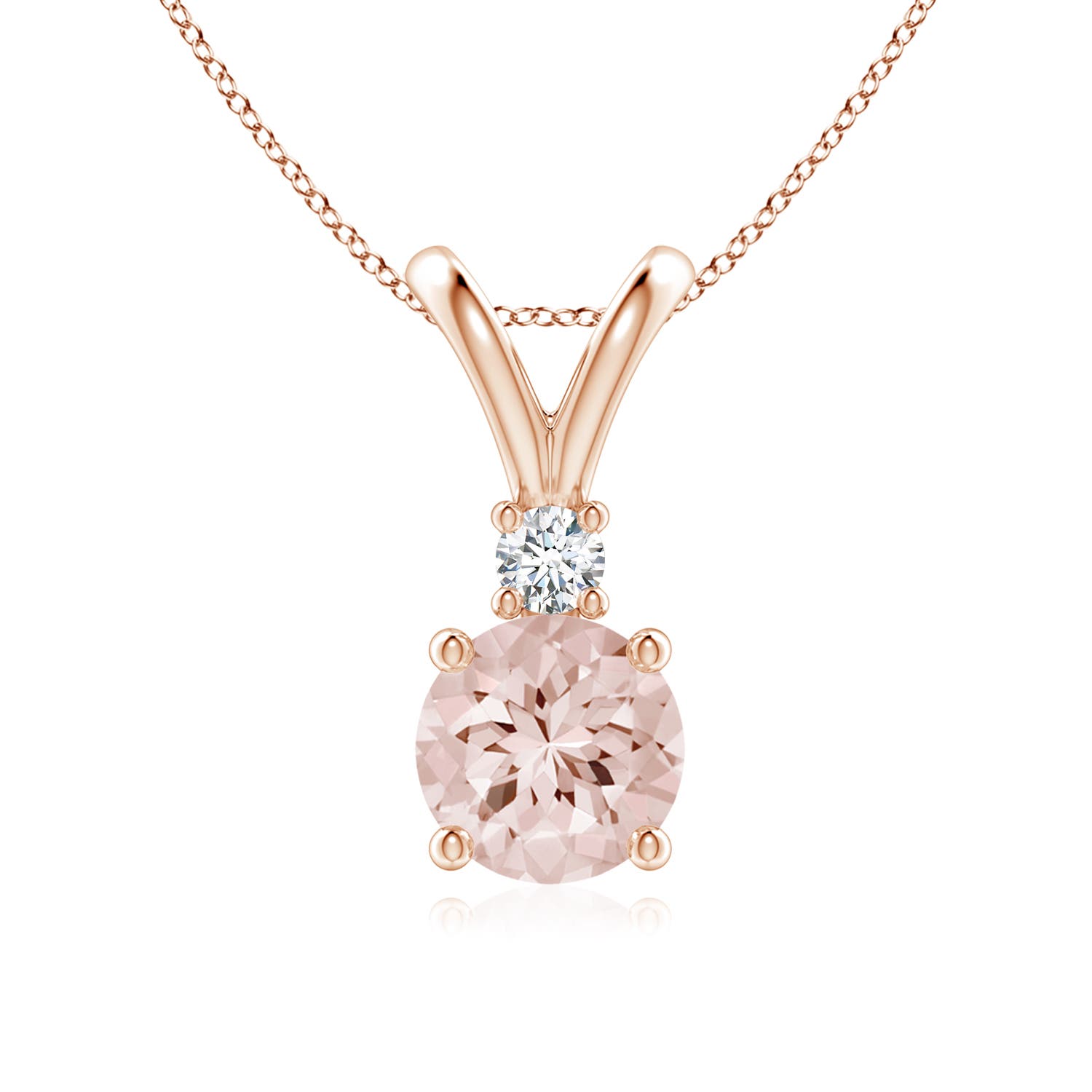 AA - Morganite / 1.17 CT / 14 KT Rose Gold