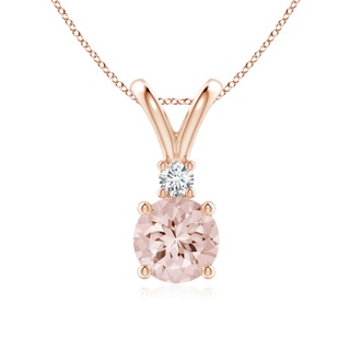 Round AA Morganite